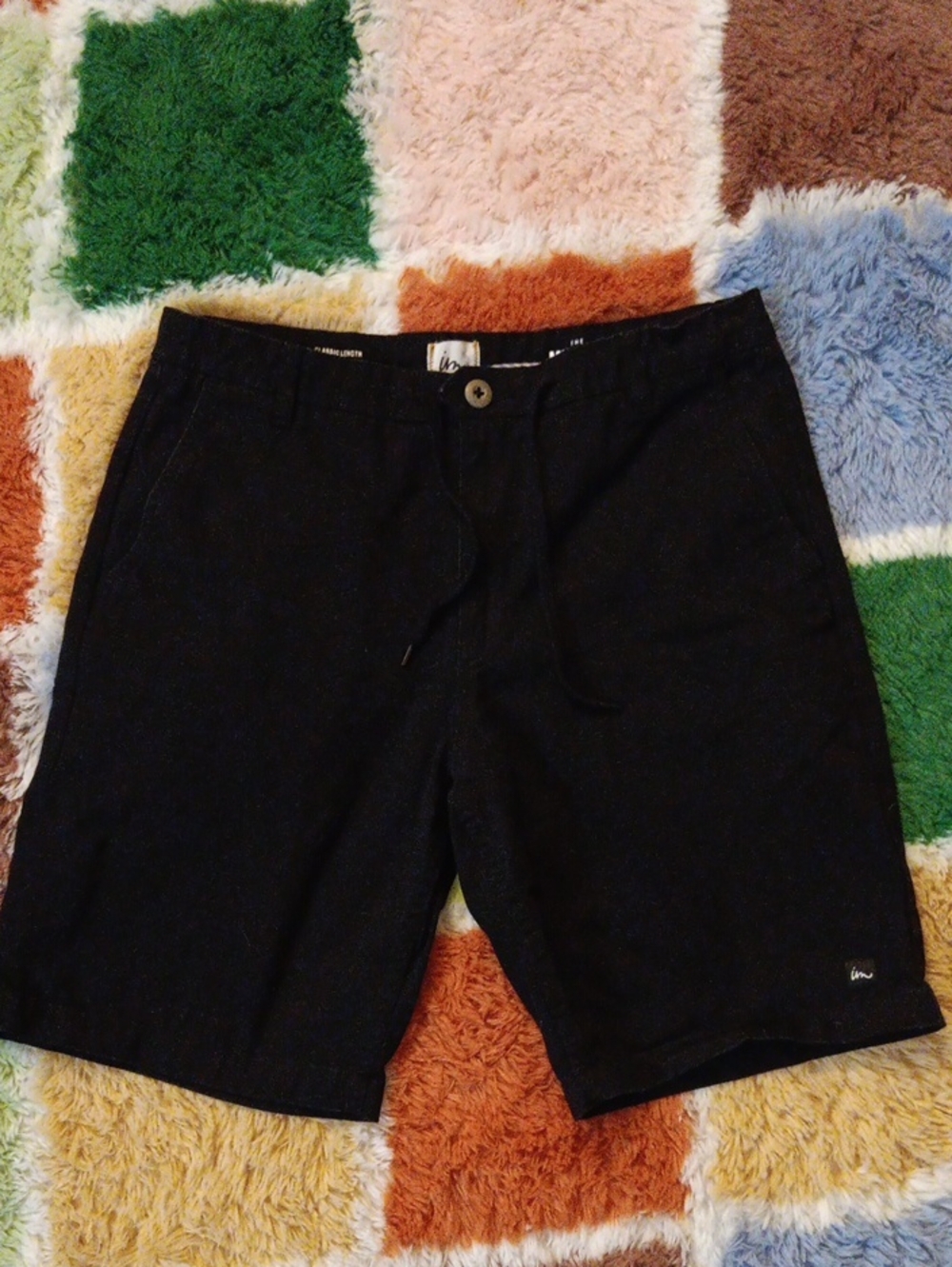 Imperial Motion Men's "The Murphy" Black Shorts - Classic Length, Straight Fit